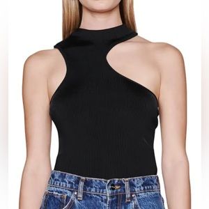 Anine Bing Lesley Asymmetrical Tank Top